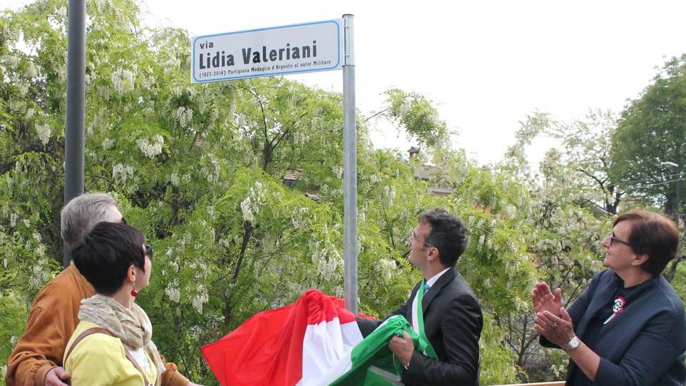 Roncolo, una via a Lidia Valeriani