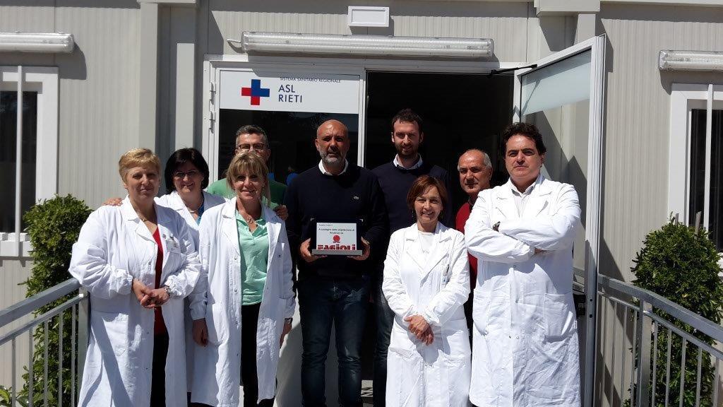 L’impresa reggiana Fagioli ha donato 8 ambulatori ad Amatrice