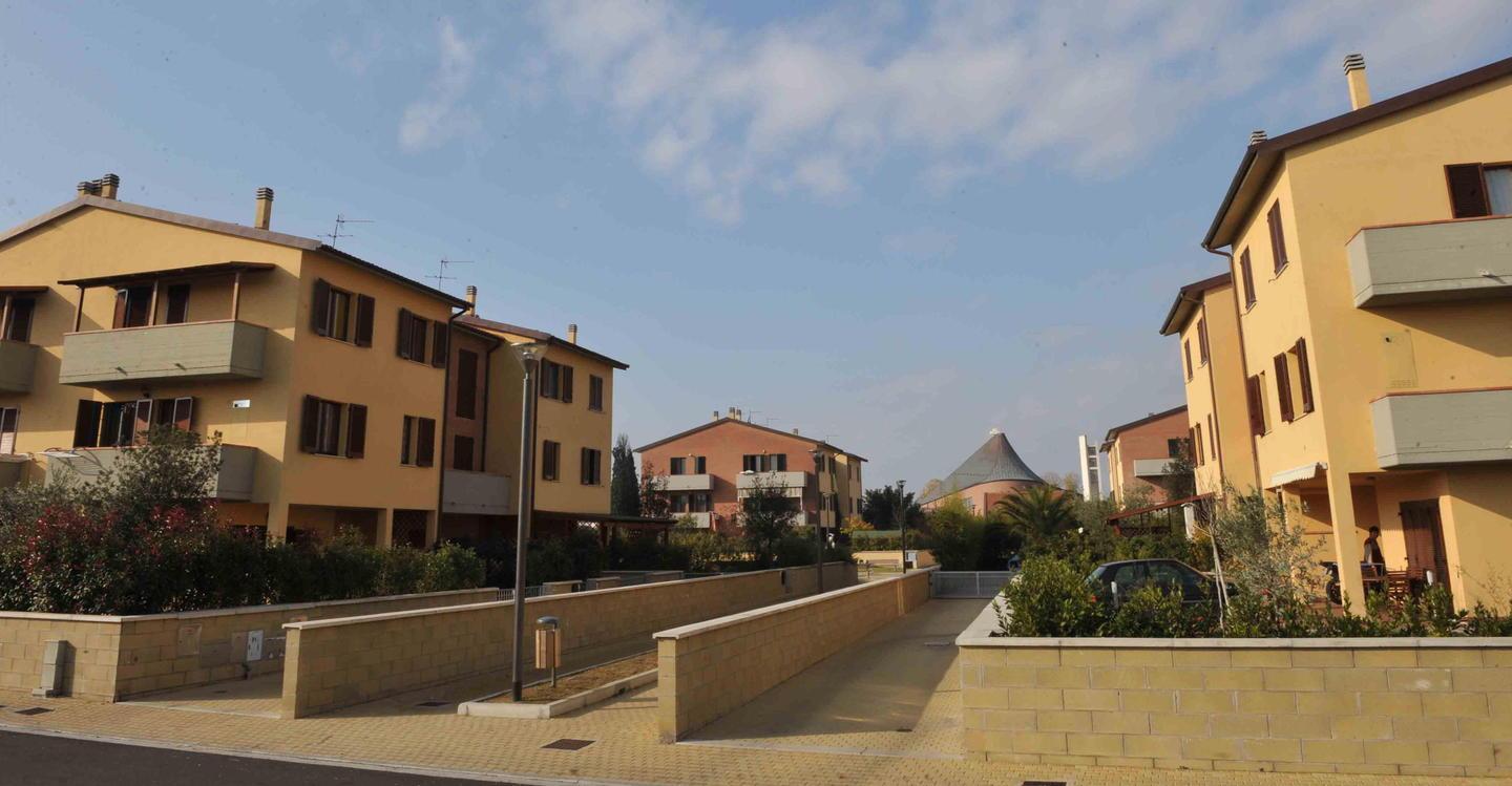 Le case costruite dalla cooperativa “Primavera 90”