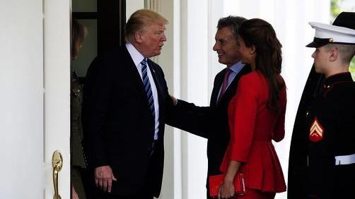 Presidente Argentina Macri a Casa Bianca