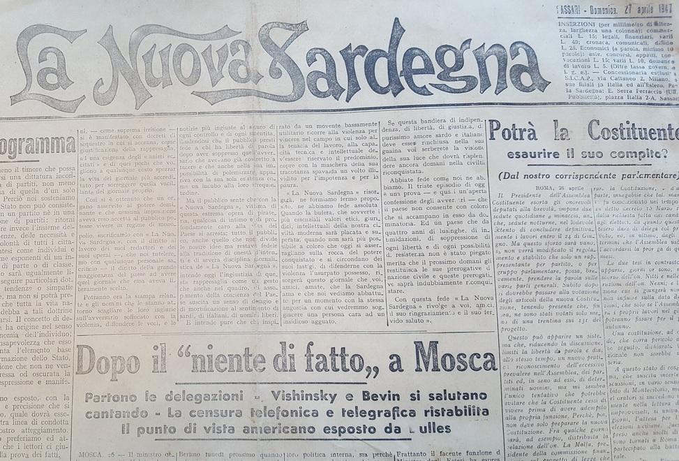 La rinascita della stampa sarda 
