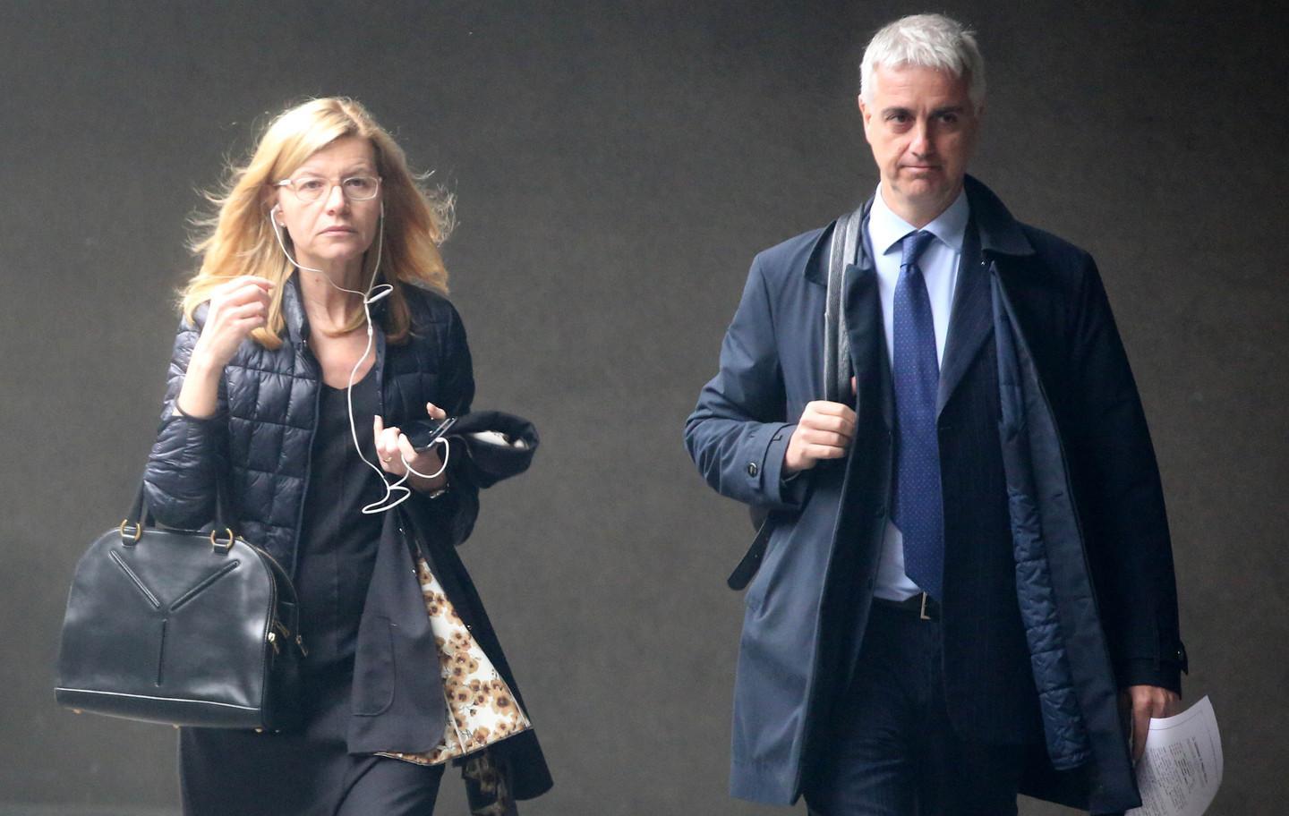 Anna Maria Artoni in tribunale 