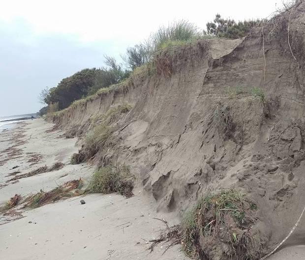 Mareggiata, Lido Volano va ko 
