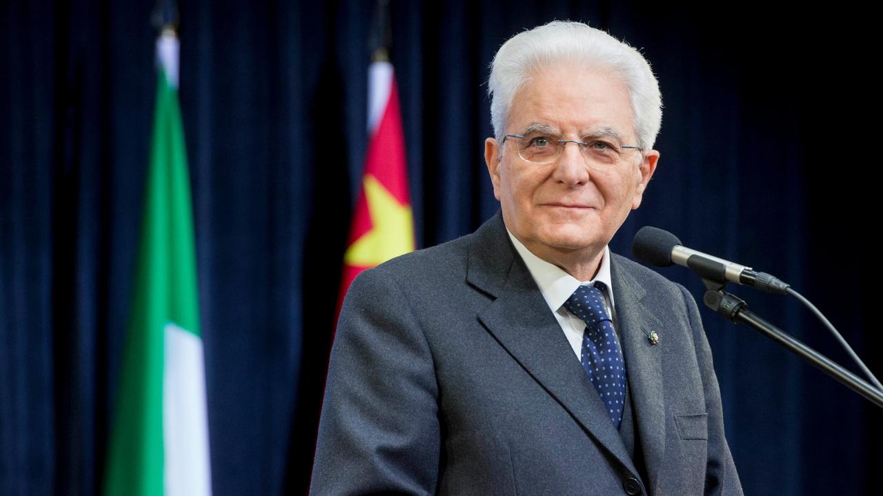 Il presidente Sergio Mattarella