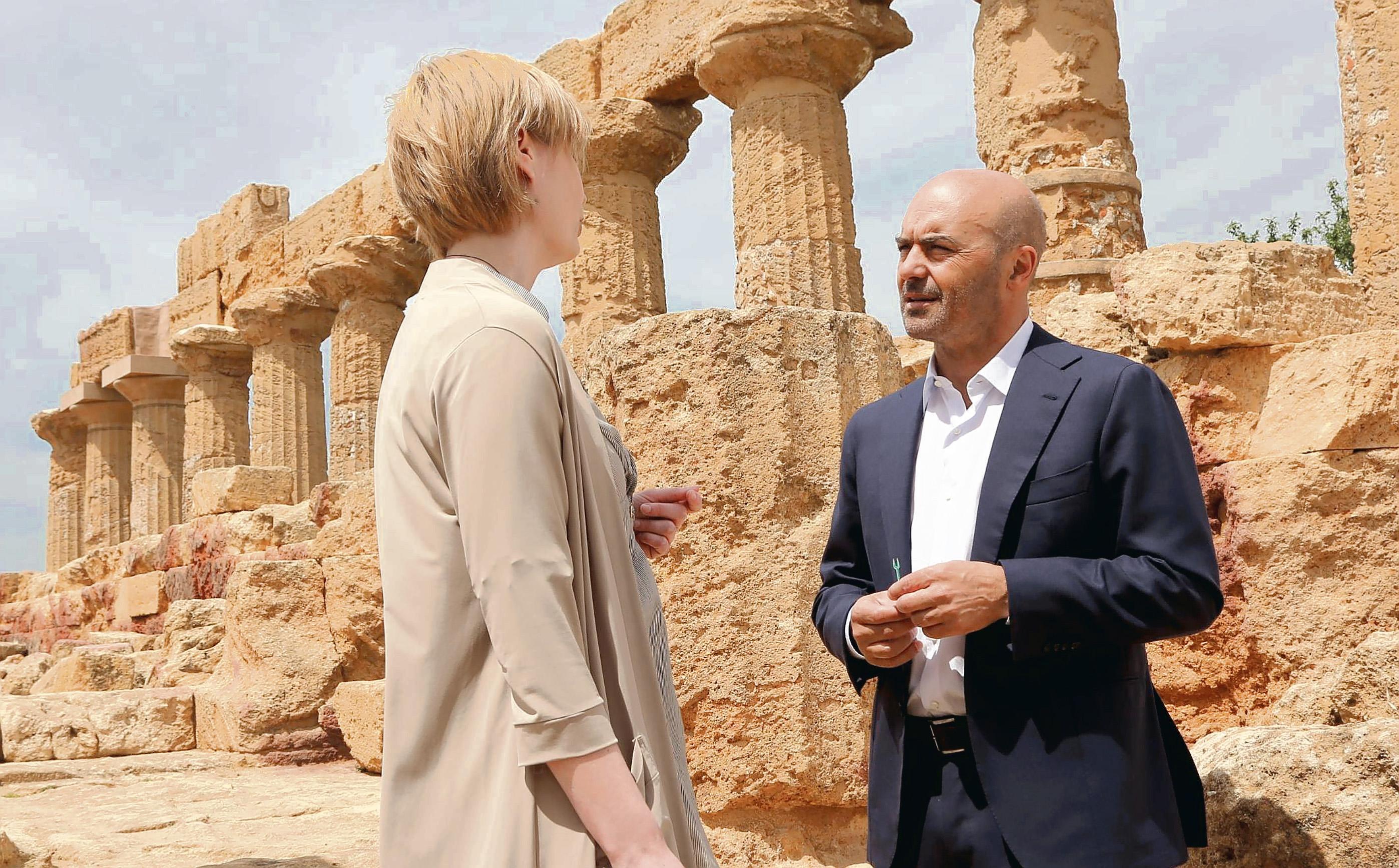 Una scena della serie tv il Commissario Montalbano