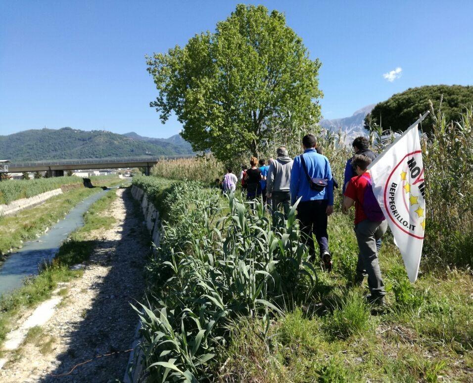 L’idea dei grillini:  «Non solo argini ma luoghi ricreativi» 