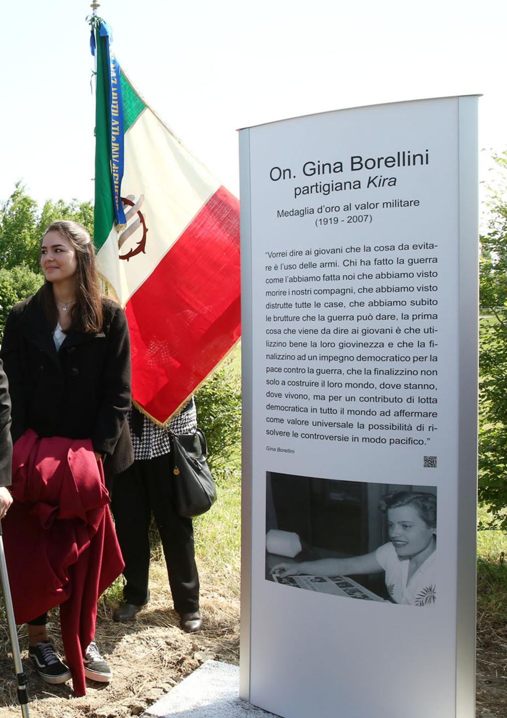 Una stele per Gina Borellini la storica partigiana Kira
