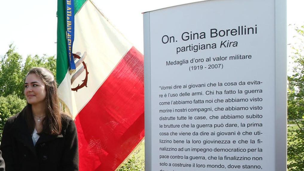 Una stele per Gina Borellini la storica partigiana Kira