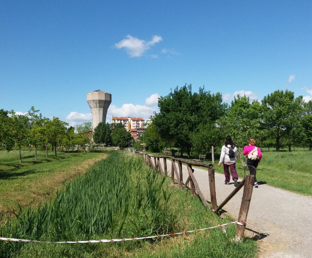 Modena: Parco Resistenza: erba alta, droga e topi 
