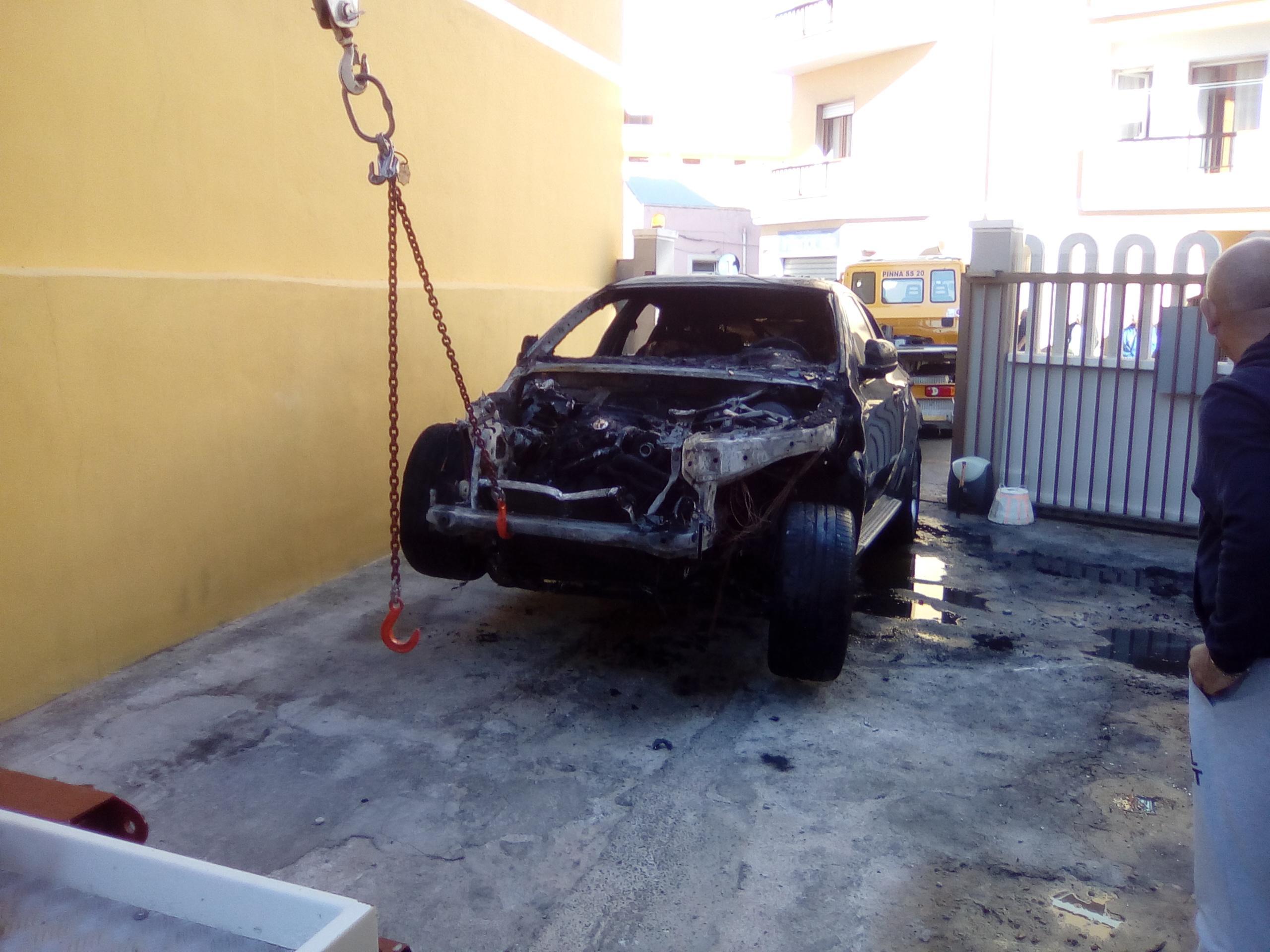 Porto Torres, incendiata la Bmw di un imprenditore 