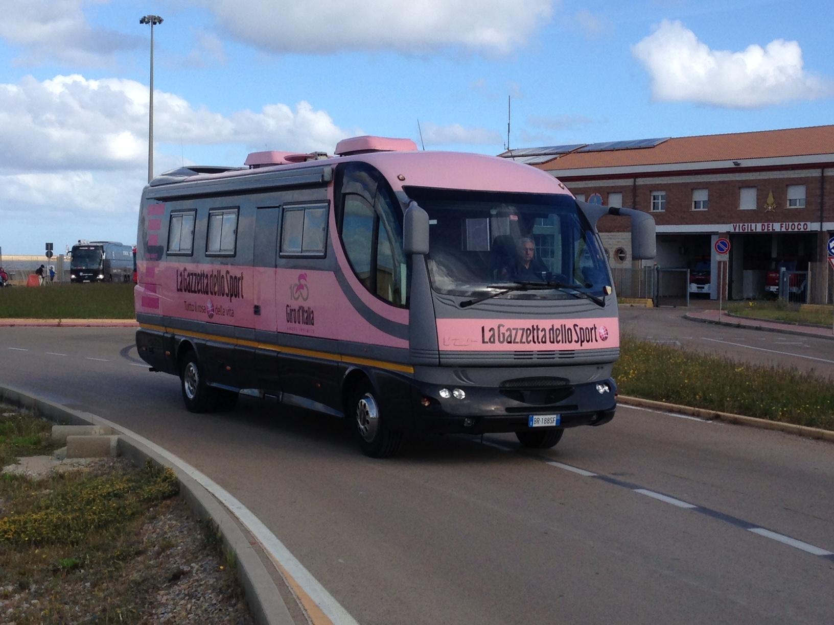 Giro d'Italia, tutto pronto in Sardegna per la grande partenza