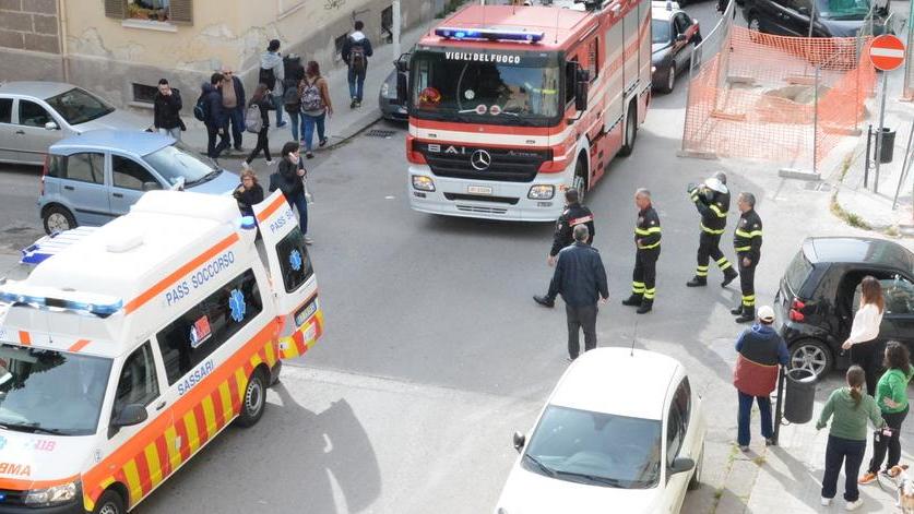 Sassari, automobilista all’ospedale per una mancata precedenza
