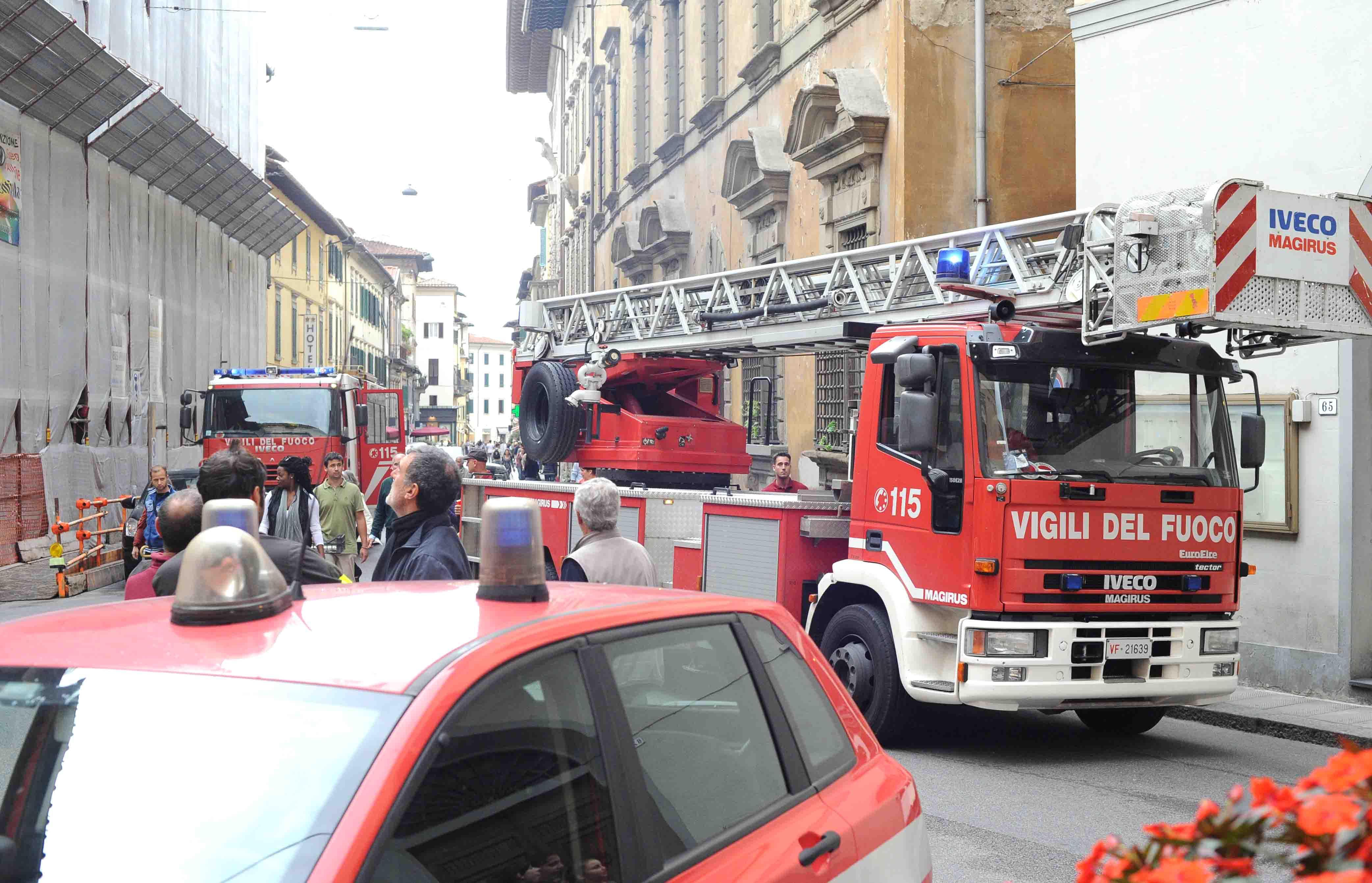 Un intervento dei vigili del fuoco (foto di repertorio)