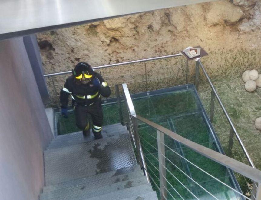 Sassari, il Barbacane del Castello allagato da due metri d’acqua 