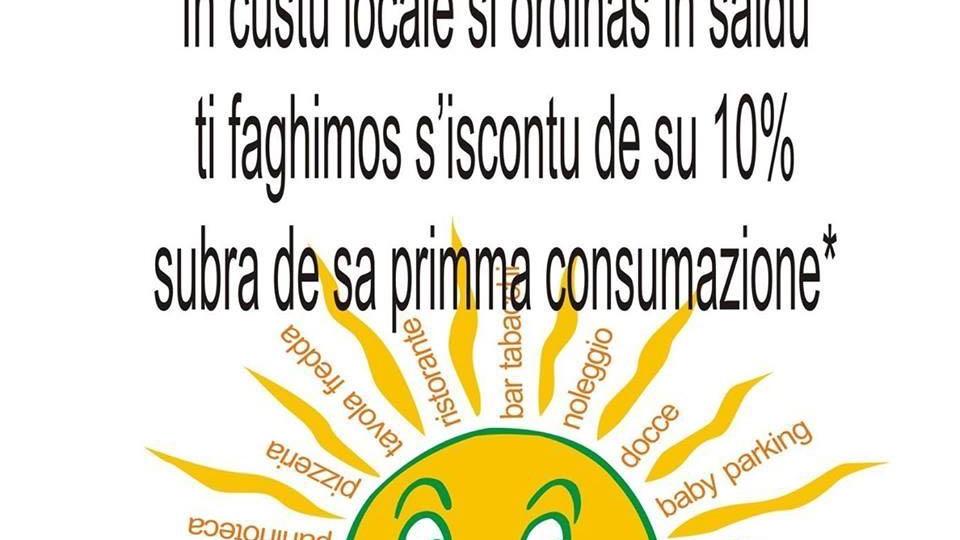 La locandina che pubblicizza lo sconto