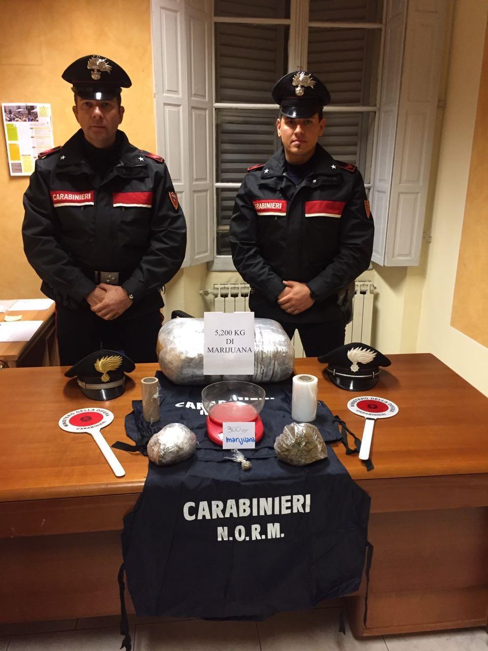 Reggio Emilia: i trafficanti viaggiano con l'Alta Velocità, coppia presa con 5,5 chili di marijuana