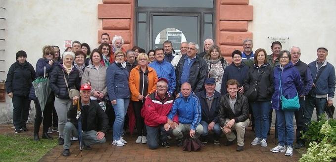 Delegazione dell’Aics in visita alla Delizia
