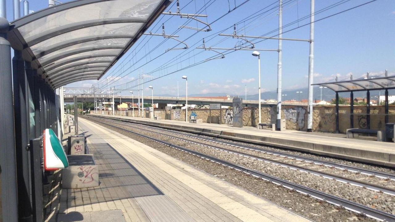 La stazione di Prato Borgonuovo (foto d'archivio)