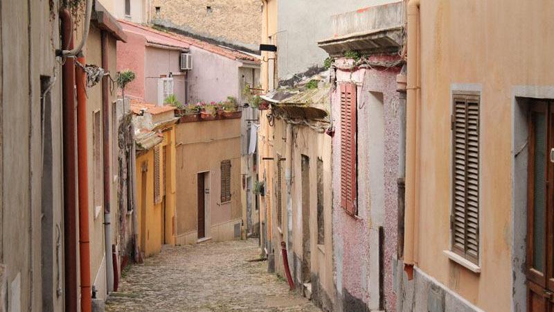 Uno scorcio del centro storico di Sassari
