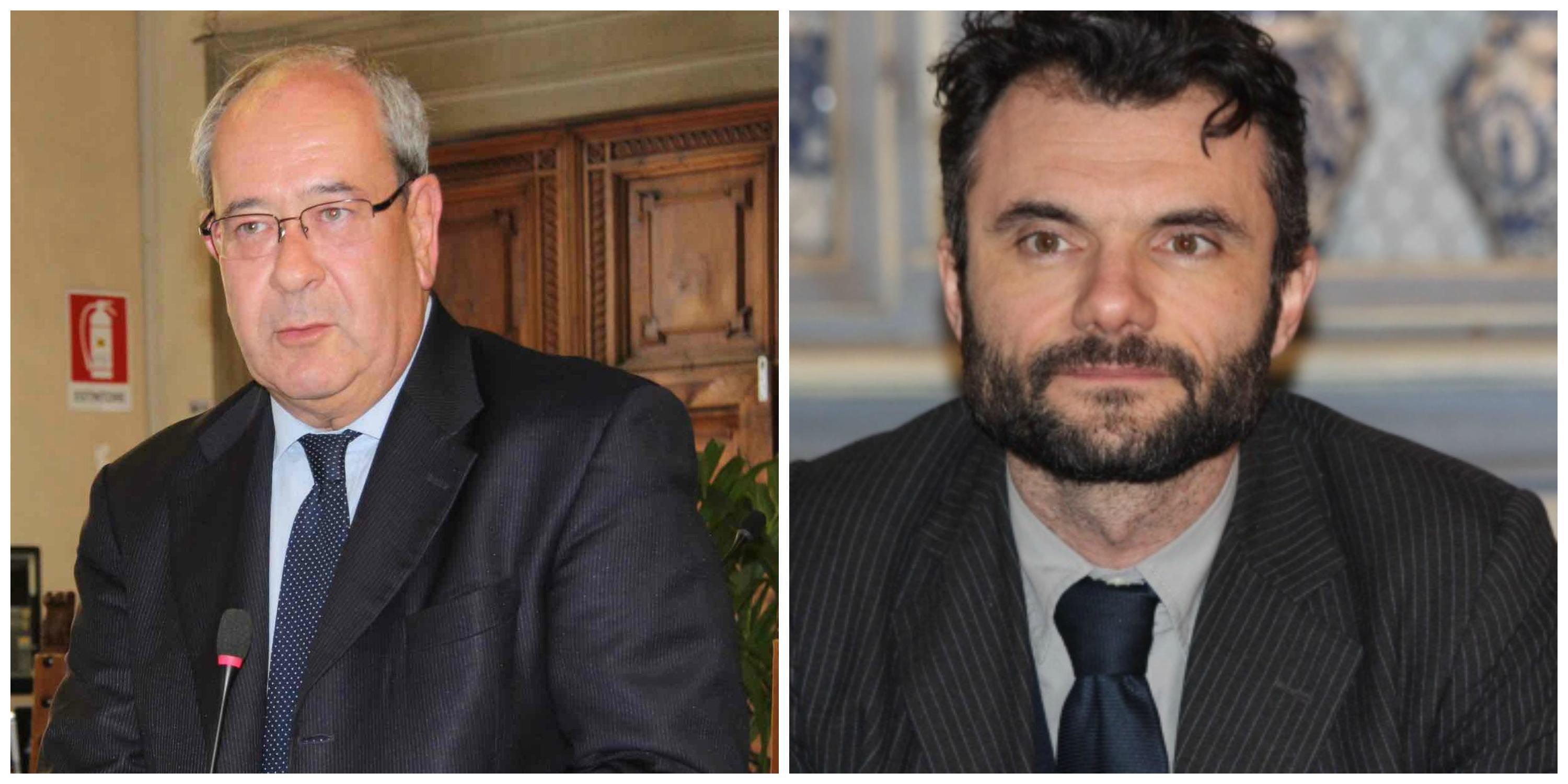 Antonello Giacomelli e Matteo Biffoni
