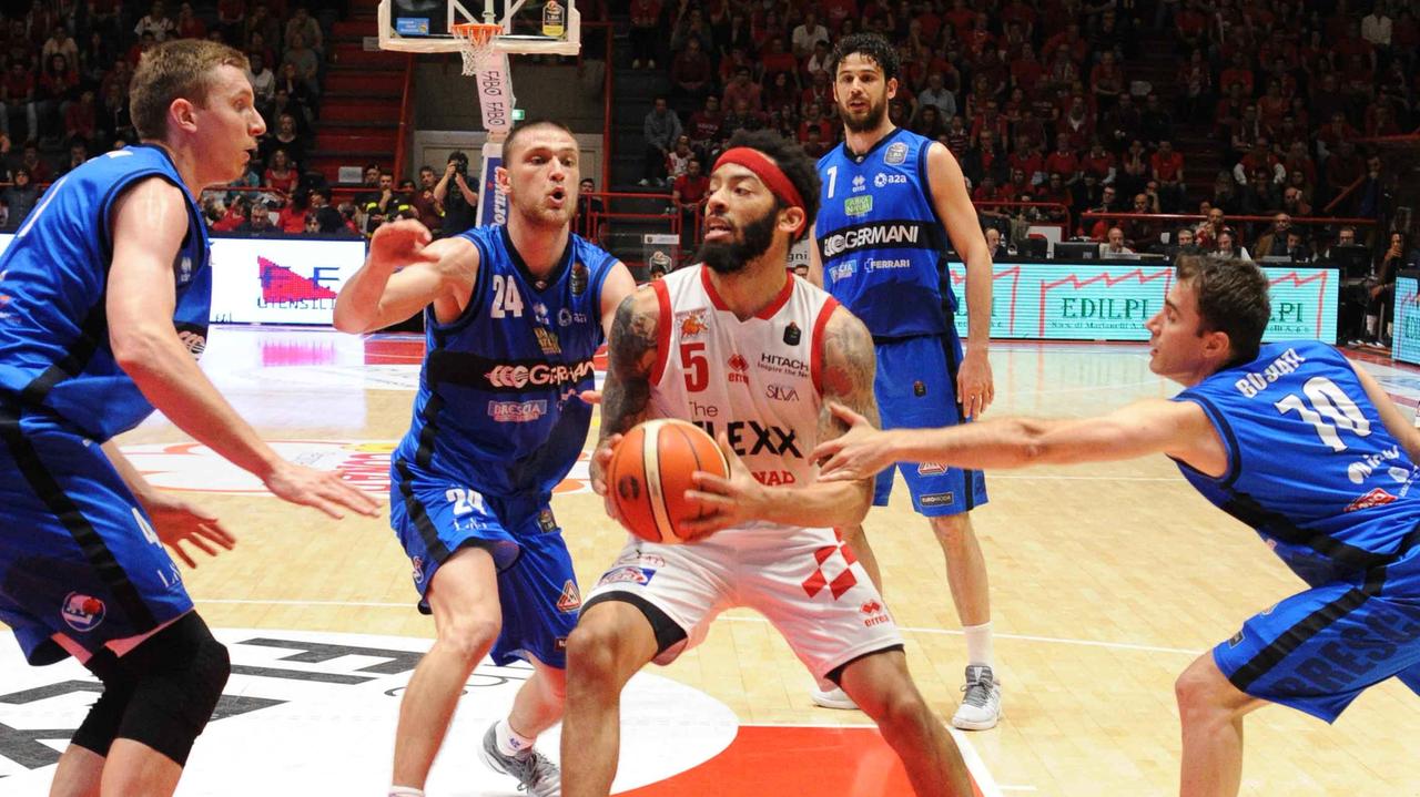 Terran Petteway, top scorer della partita (foto Gori)