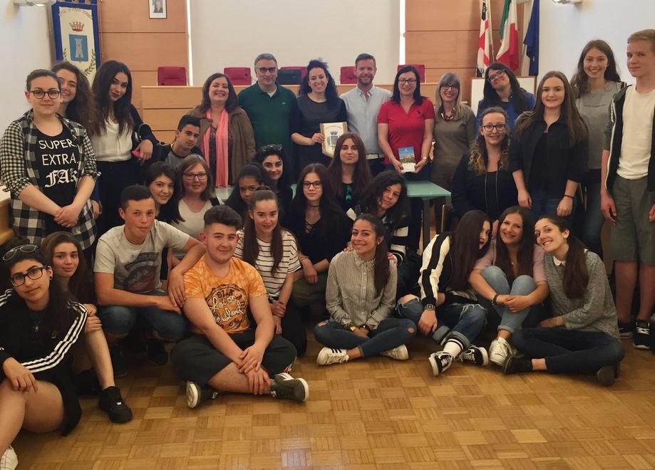 Studenti tedeschi ricevuti in Comune