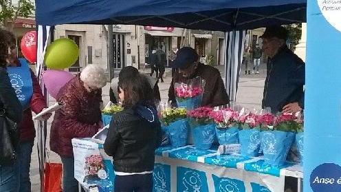 Fiori e palloncini contro la violenza sui più piccoli
