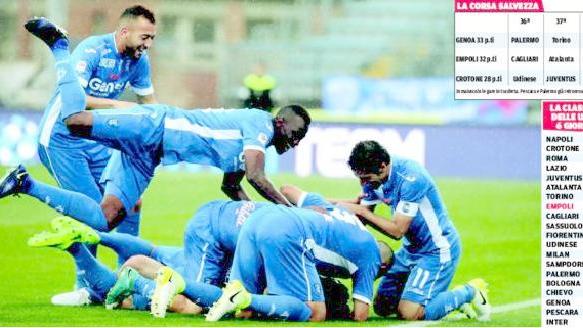 Il dg Carli indica la strada all'Empoli: «Ora servono intensità e pazzia»