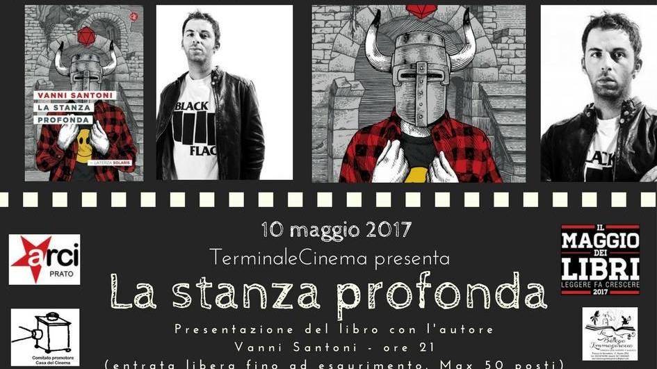La locandina della serata "La stanza profonda"
