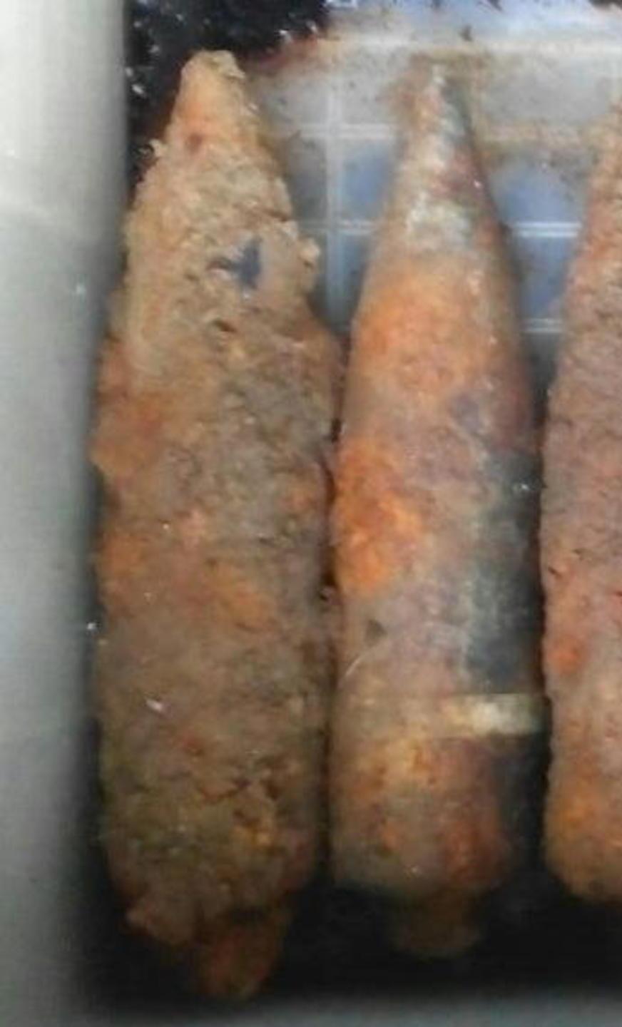 Due bombe scoperte in un terreno