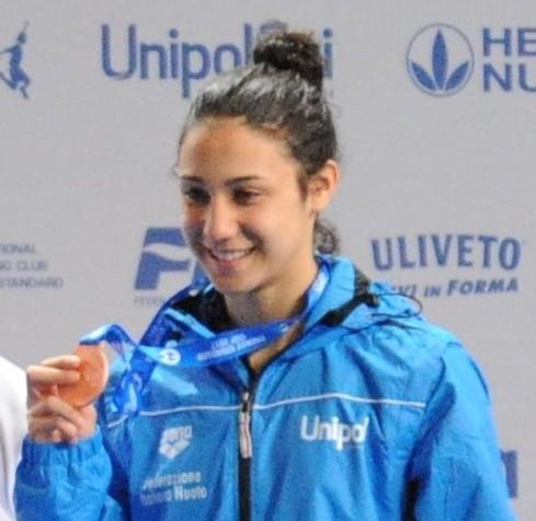 Sofia Morini in nazionale conquista l’oro nella 4x100