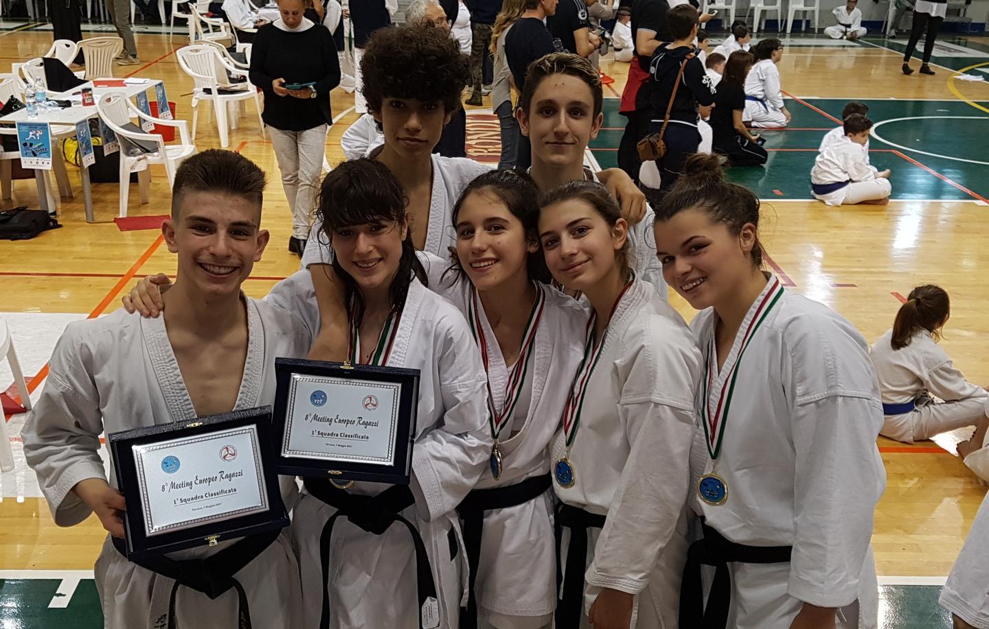 I ragazzi della Nakayama in evidenza al meeting europeo
