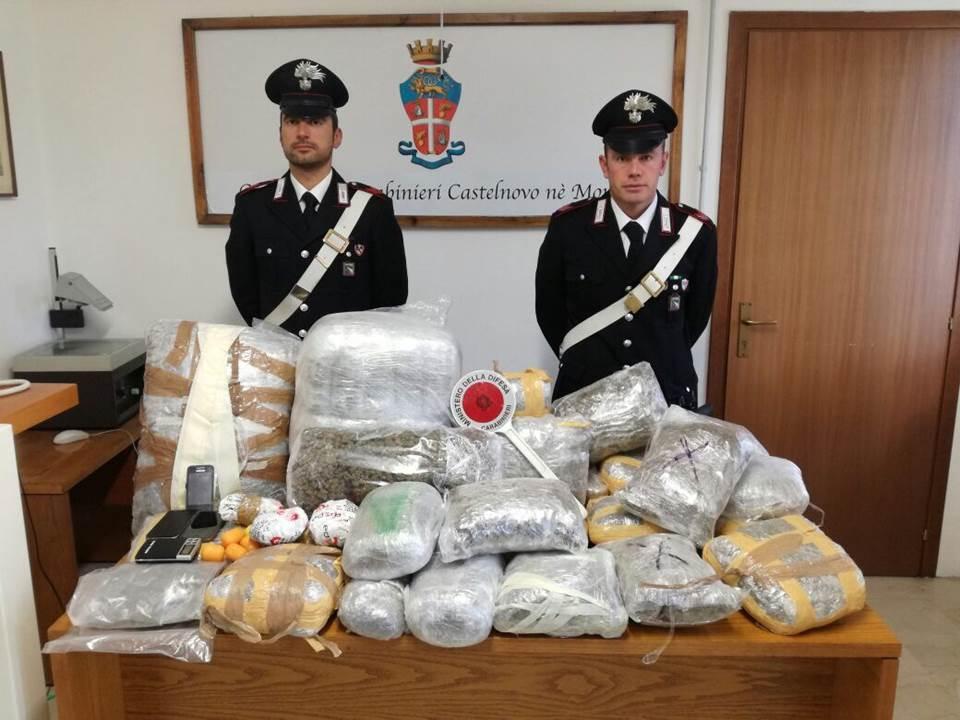Reggio Emilia, sequestrato mezzo quintale di droga: 4 arresti