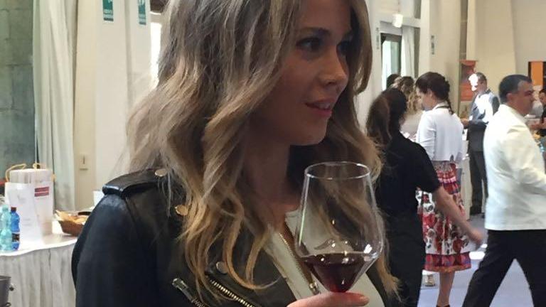 Degustazione dei vini anche per la giornalista Diletta Leotta