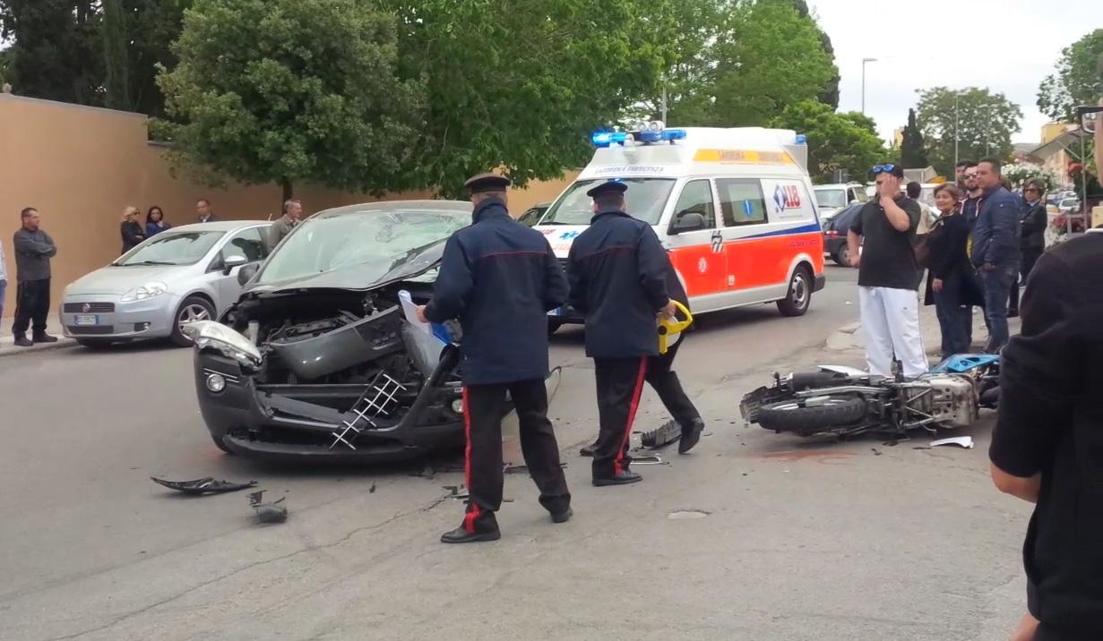 L'incidente in via Marina