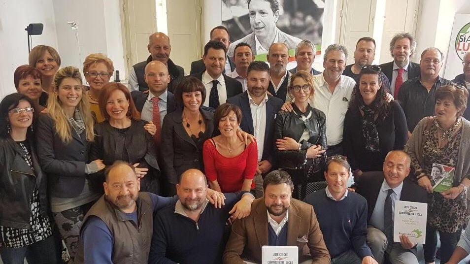 Il civismo di centrodestra appoggia Santini