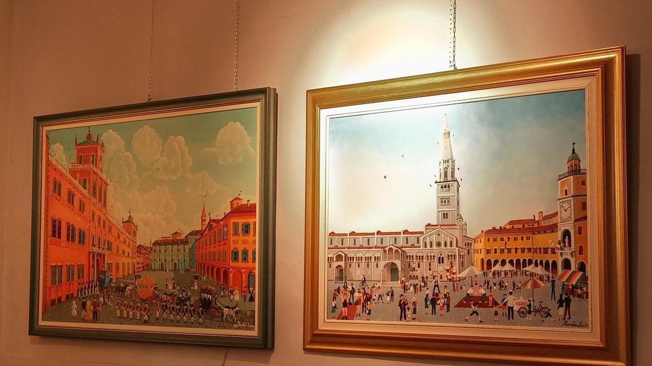 Splendori di Modena nello stile naif