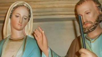 Riparata la statua di San Giuseppe mutilata dai vandali