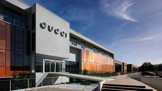 La sede della casa di moda Gucci