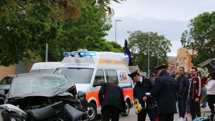Scontro auto-moto a Sorso 38enne finisce all’ospedale 
