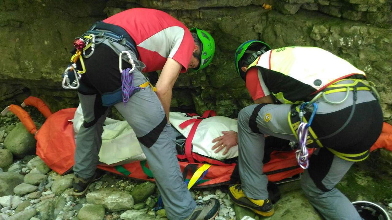 Una squadra del Soccorso alpino