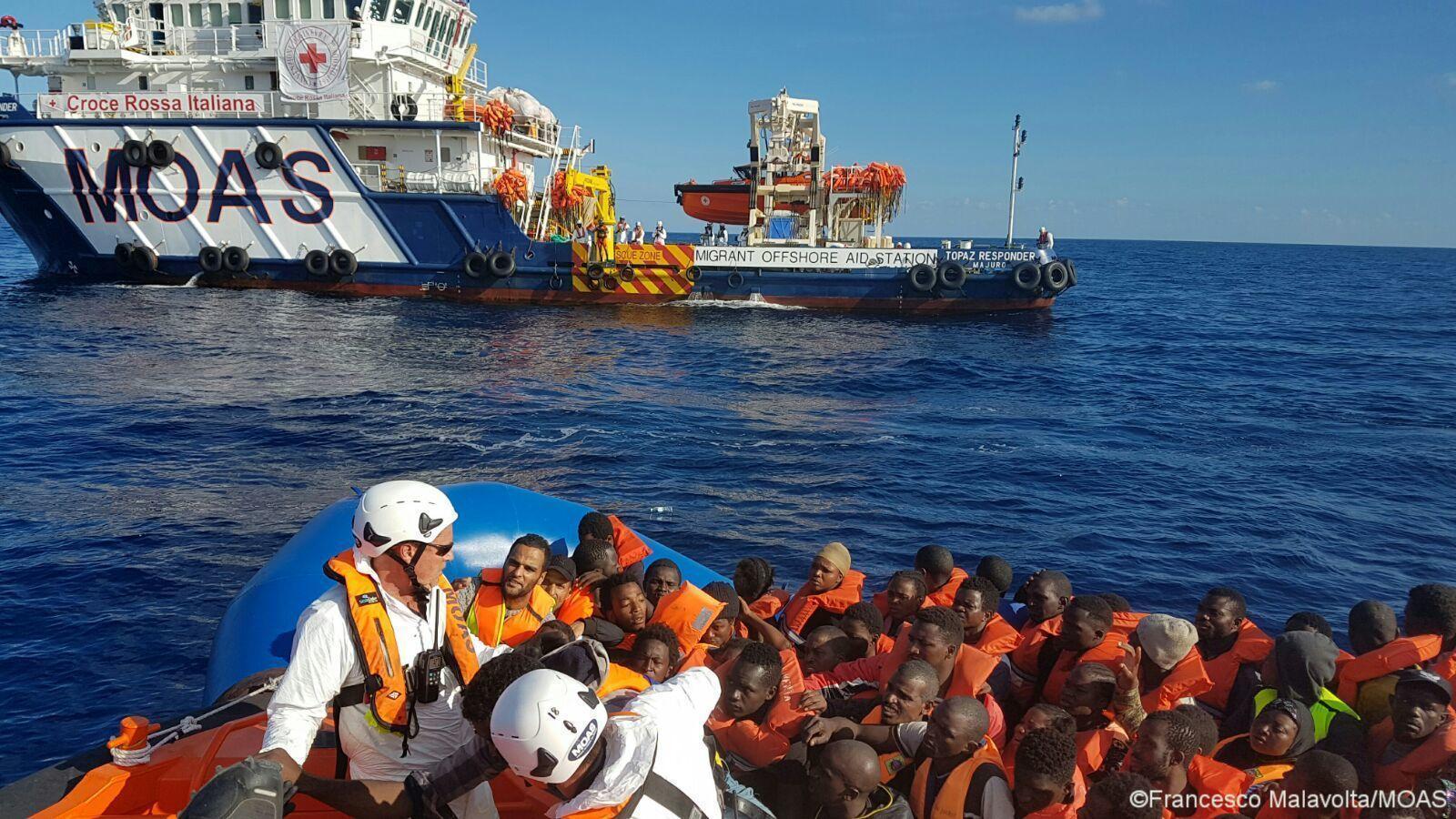 Migranti, foto di repertorio