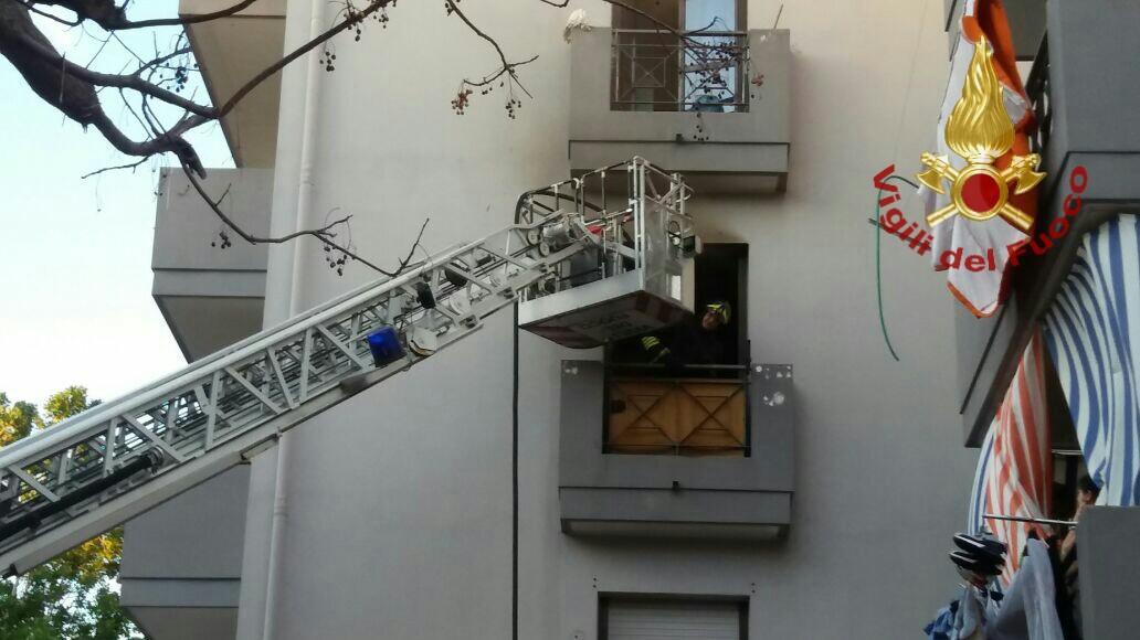 L'intervento dei vigili del fuoco