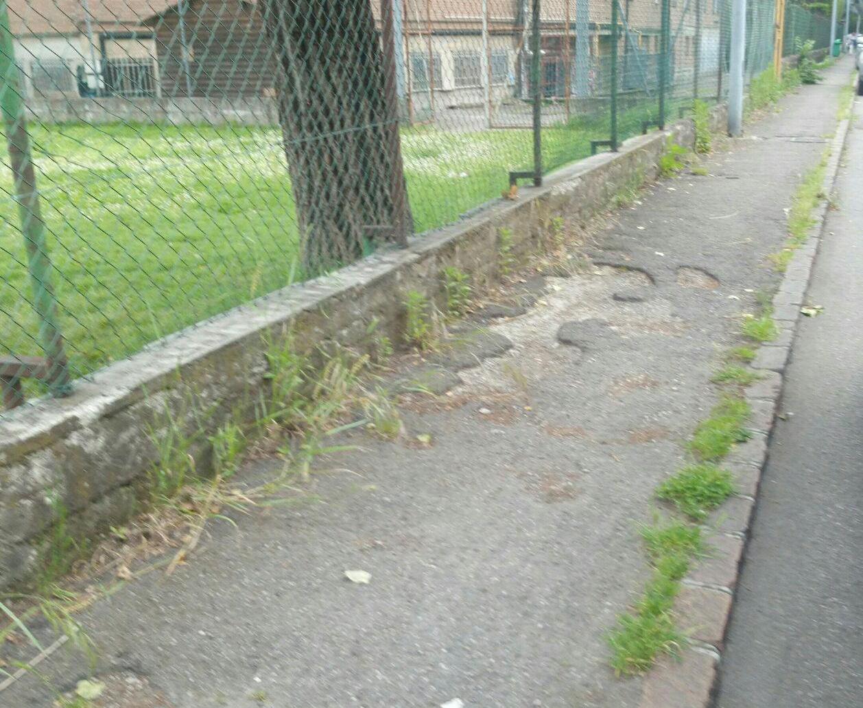 Via Montecuccoli, avanza il degrado