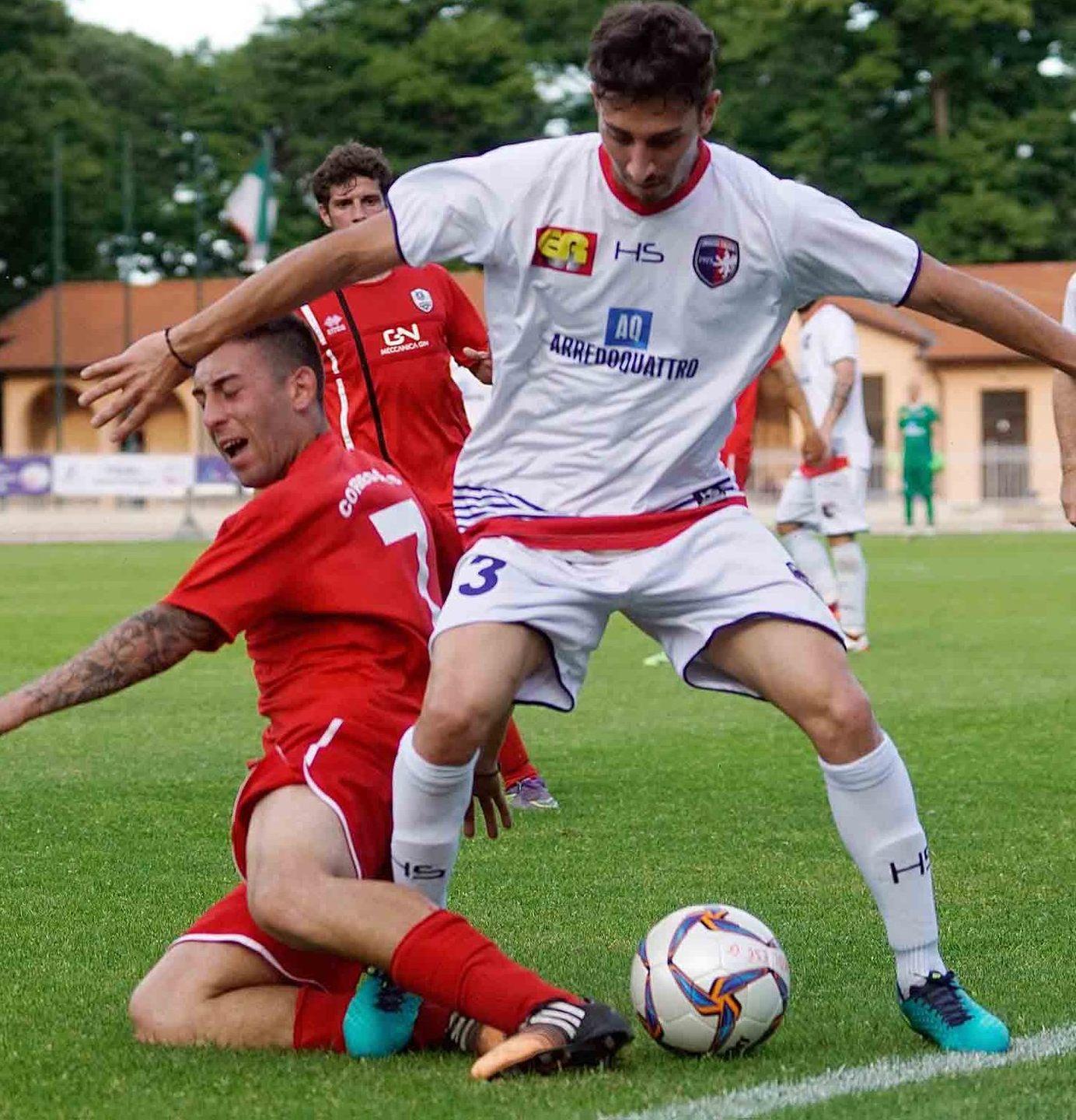 La Correggese rimonta due gol ma non basta