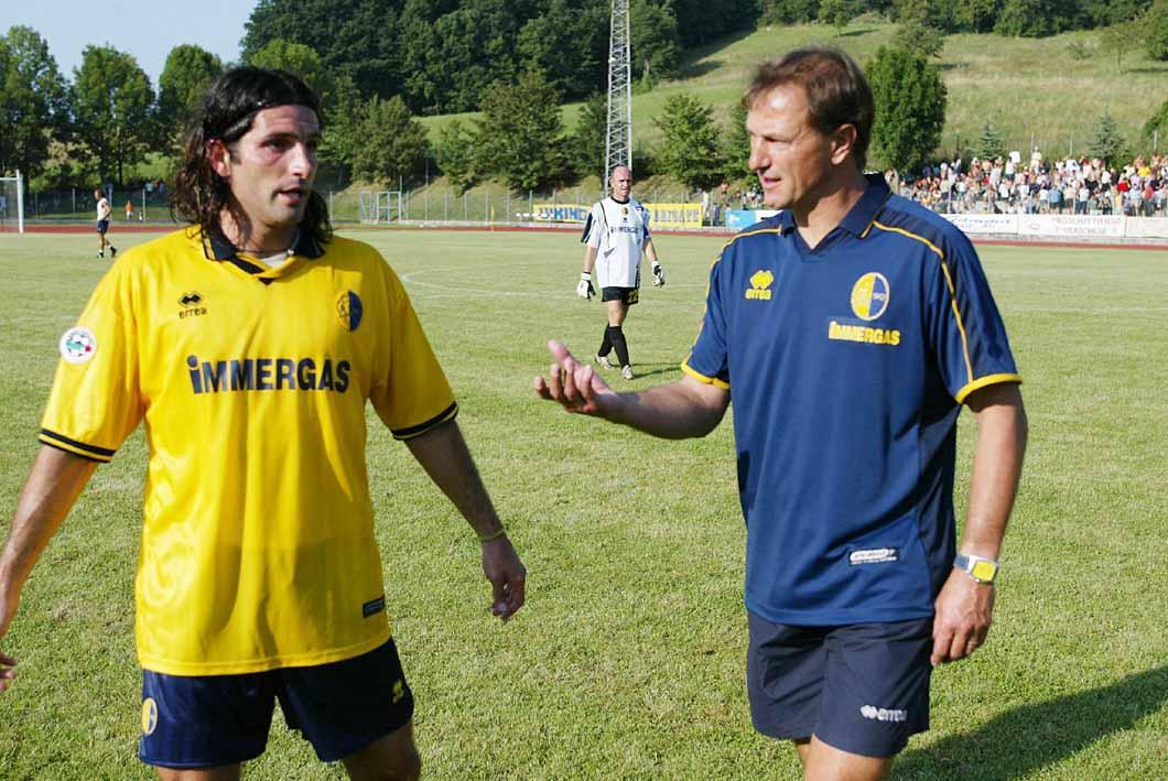 Una foto del 2002: Balestri e De Biasi