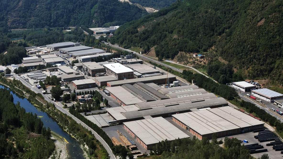 Lo stabilimento della Lucart a Diecimo