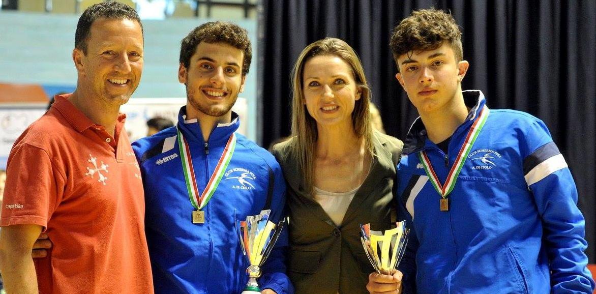 Chiappelli e Di Tommaso doppio bronzo pisano 