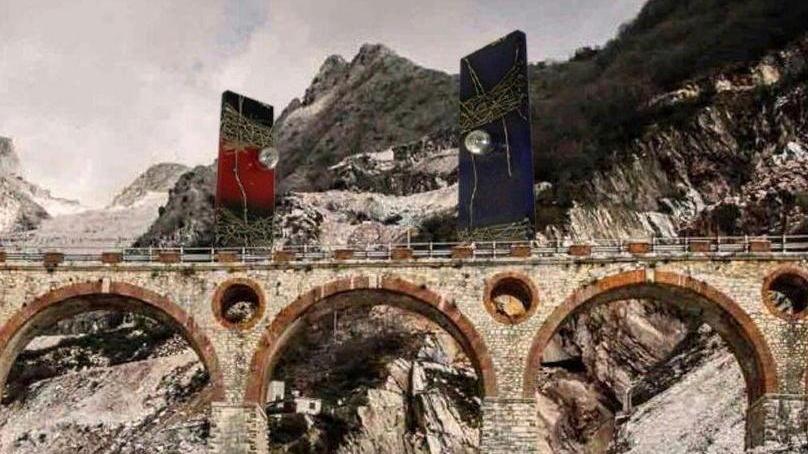 Opere d’arte maxi alle cave e in piazza