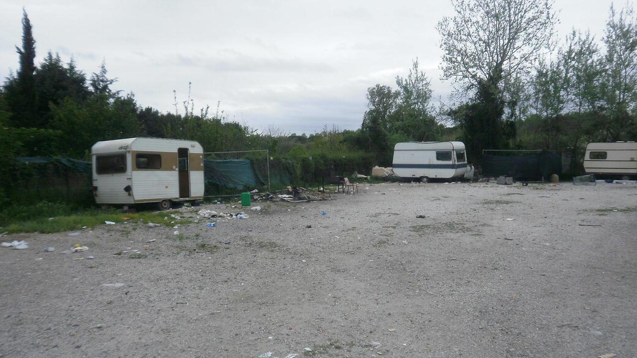 Il campo rom a Putignano dopo un vecchio sgombero
